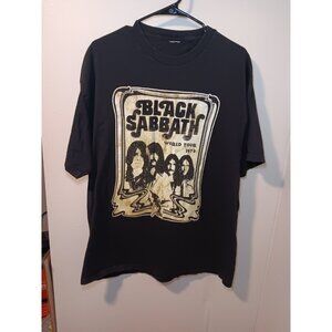 Vintage Black Sabbath Ozzy Osbourne 2004 Y2K Rock Band Music T Shirt XL